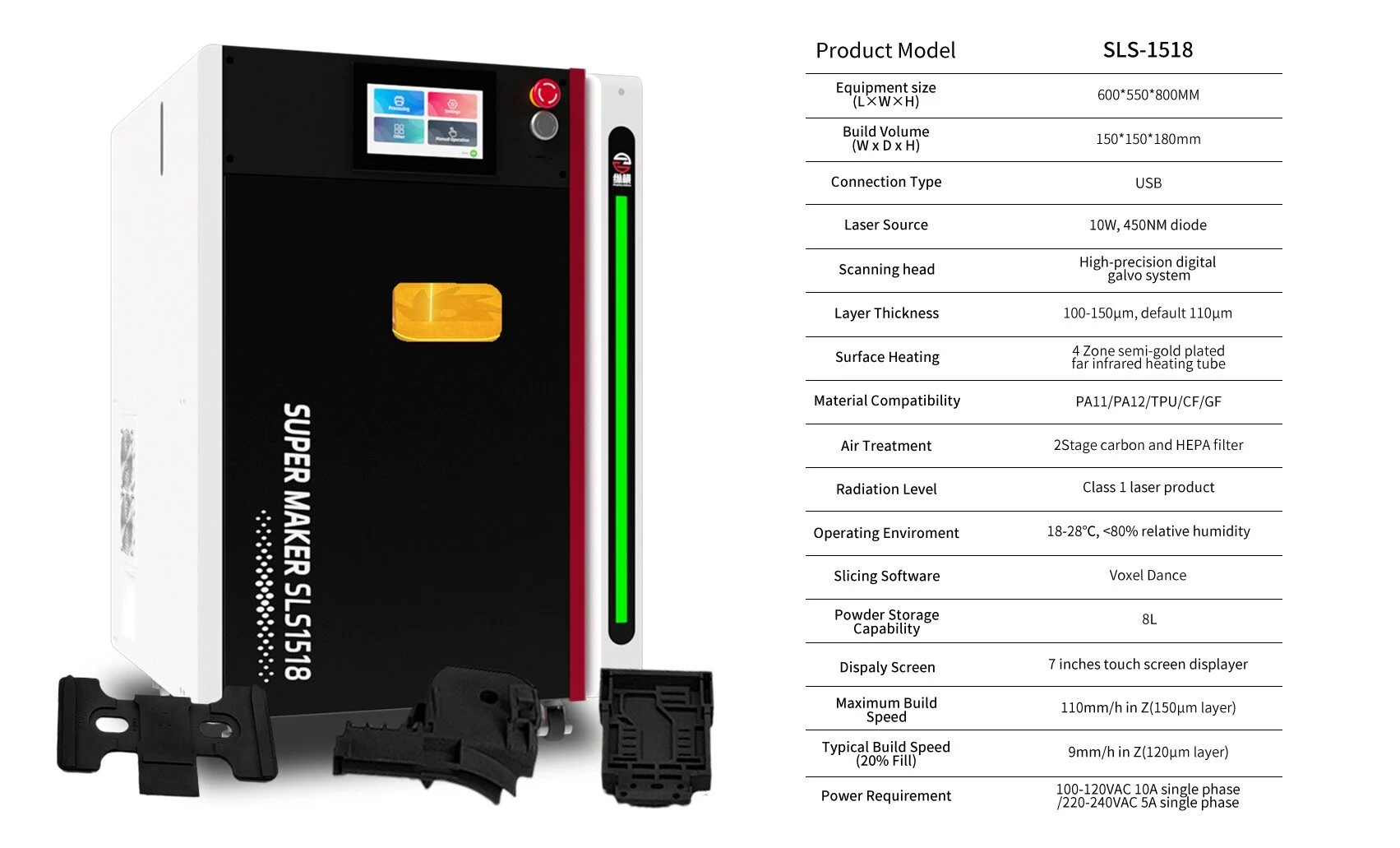SLS1518 Tech Specification