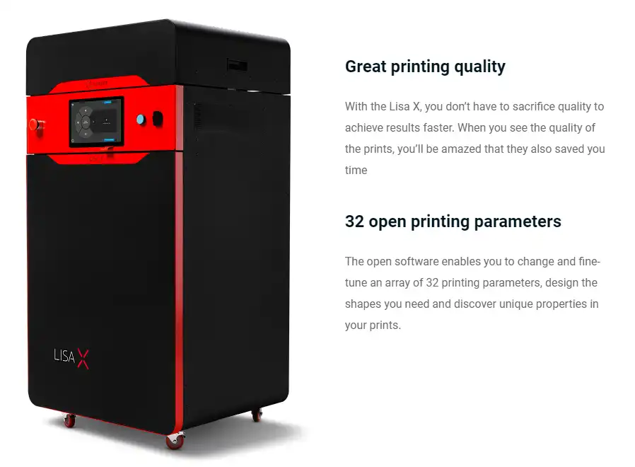 LisaX sls 3d printer