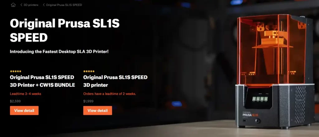 Best SLA 3D printer for beginners prusa sl1