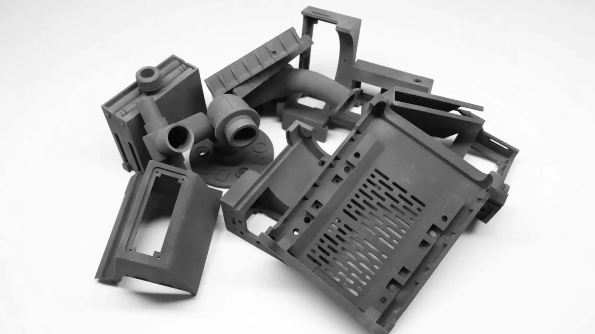 SLS 3d printed parts