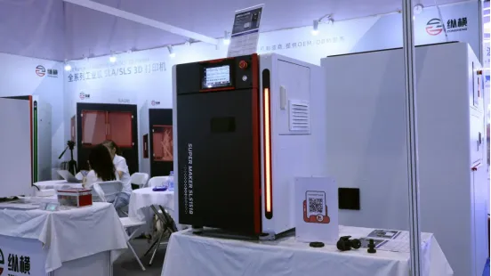 Zongheng3D Unveils Three Industrial 3D Printers at Formnext Shenzhen 2026 Zongheng3d SLS1518 selective laser sintering machine placed on Zongheng booth at Formnext Asia