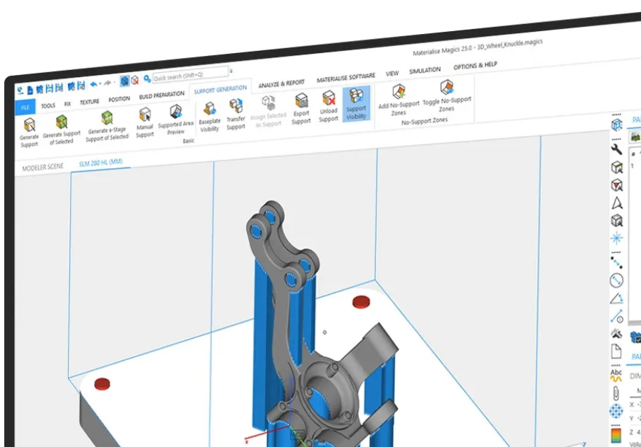 How Much Does DLP 3D Printing Really Cost? materialise_magics_3d printing software
