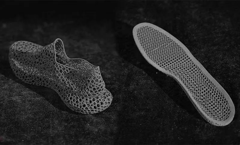 Flexible shoe insole sample fabricated by SLS2030 with TPU powder 3D printing technology