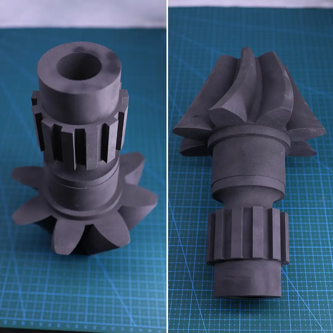 Difficult complex lattice and hollow structure engineering samples manufactured by SLS3540 Pro SLS printing