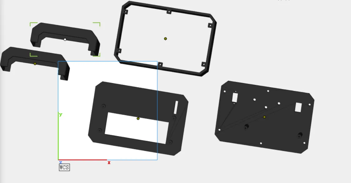 SLS 3D printed weighbridge display housing prototype