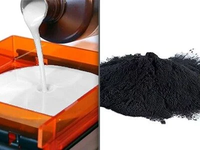 Resin and Nylon powder